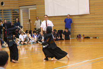 第一回　禅旗争奪少年剣道大会の様子