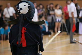 第七回　禅旗争奪少年剣道大会の様子