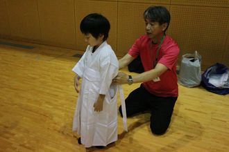 第八回　禅旗争奪少年剣道大会の様子